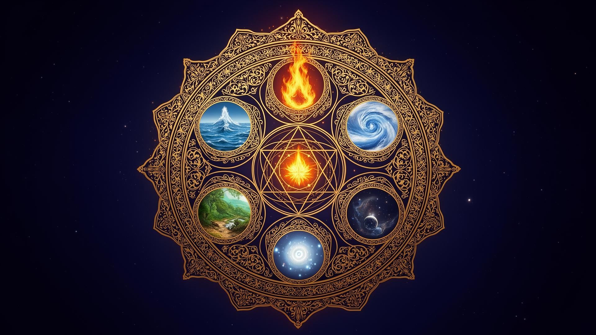 Five Vedic Elements Mandala